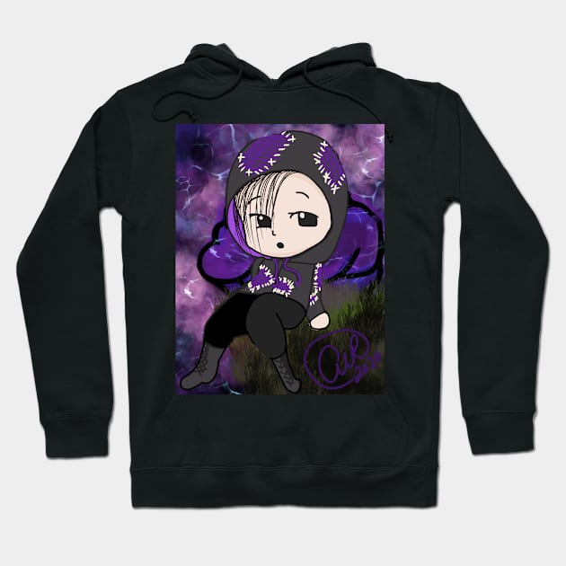 Virgil Digital Art Hoodie by Mandiehatter